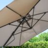Садовый зонт Platinum Challenger T1 premium прямоугольный в цвете гавана