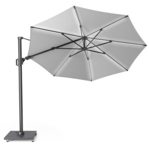 Зонт уличный с подсветкой Challenger T2 Glow Anthracite Light grey