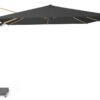 Зонт уличный Platinum Challenger T2 premium серо-черный с квадратным куполом