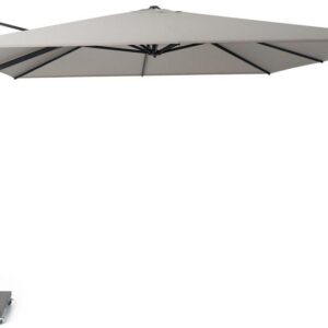 Зонт садовый Platinum Challenger T1 premium прямоугольный в светло-сером цвете