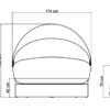 Диван-кровать для сада с навесом Journey Daybed Skyline Design