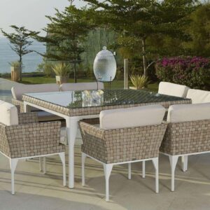 Стол обеденный для патио Brafta Dining Set Skyline Design 160х160 см