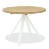Обеденный стол с круглой столешницей из тика Windsor Dining Set Skyline Design