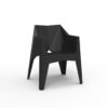 Кресло для сада и террасы Voxel Black VONDOM