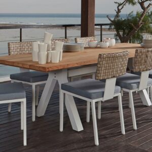 Стол обеденный для открытых площадок Windsor Dining Set Skyline Design 200х100 см