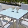 Стол обеденный с квадратной столешницей Maldives Skyline Design 100х100 см
