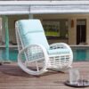 Крісло-гойдалка для відпочинку на терасі Taurus White Mushroom Skyline Design